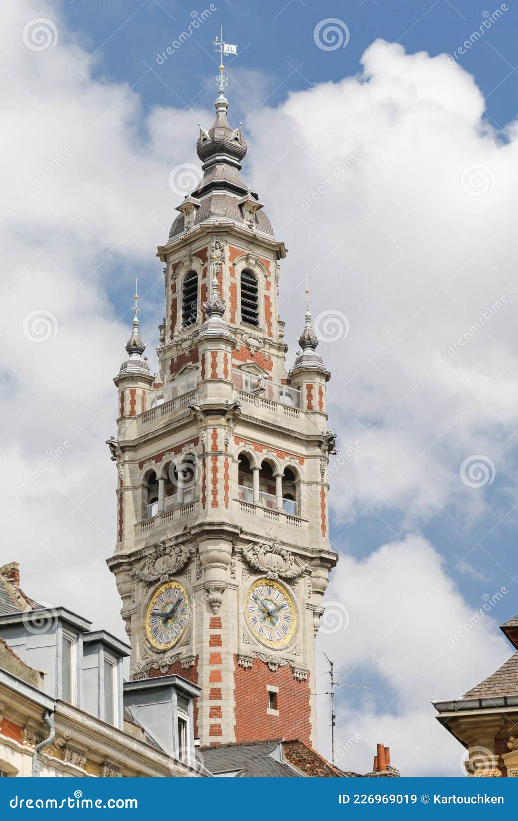 Grand Place Lille stock image. Image of building, medieval - 226969019