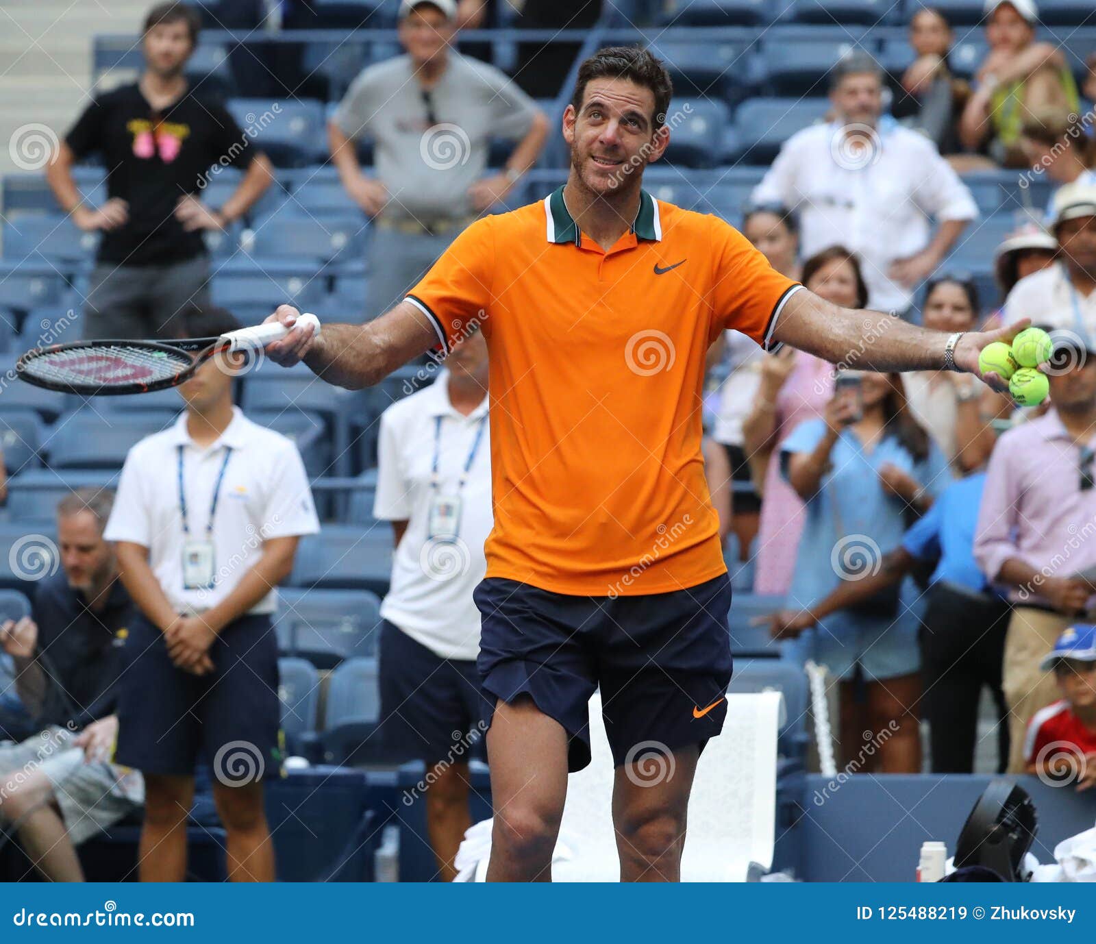 Grand Slam Champion Juan Martin Del Potro of Argentina Celebrates ...