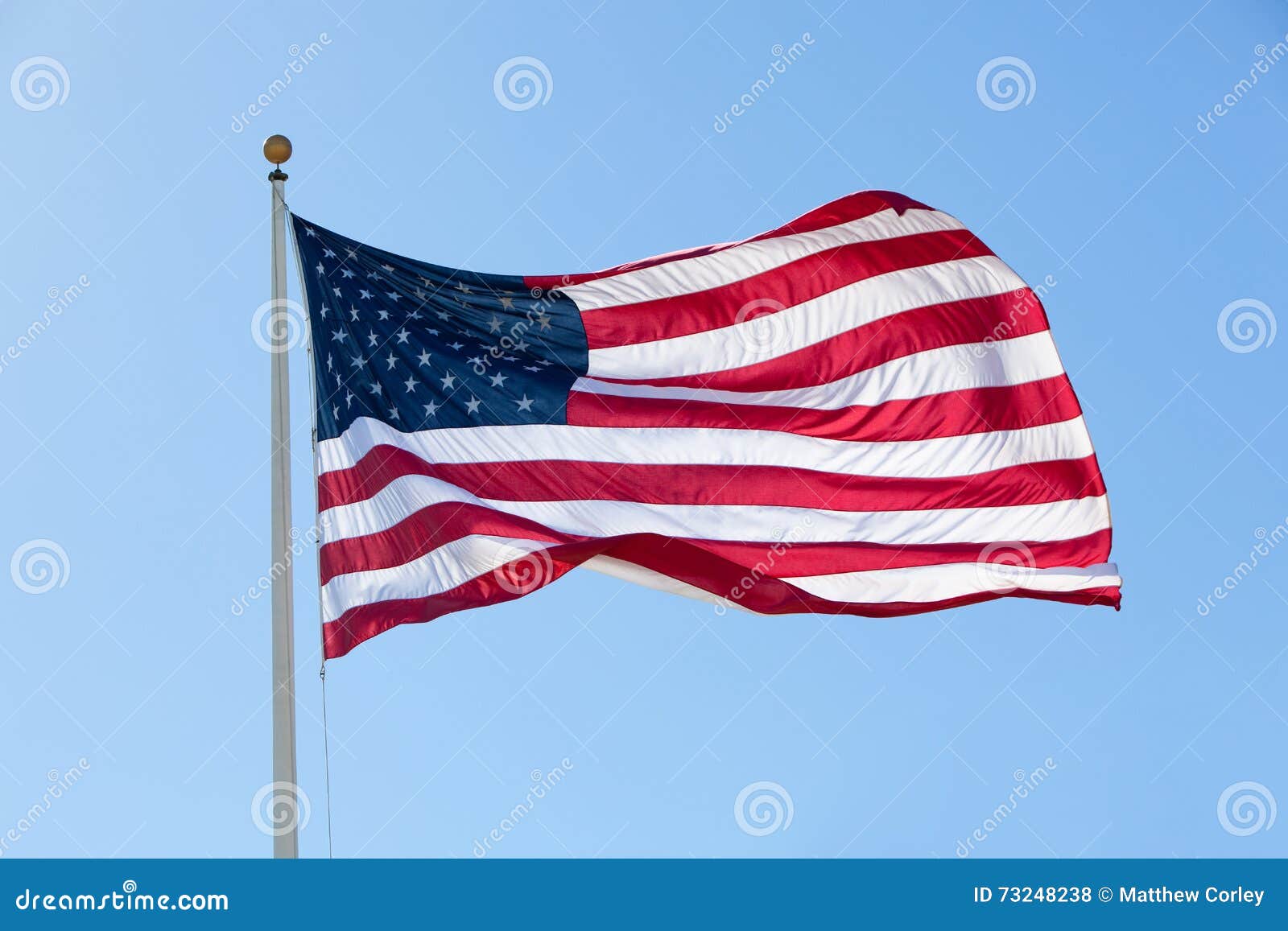 Bandiera Poliestere Esterno Bandiera USA Grande 4x6 Piedi (122x183 Cm), Poliestere, Con Anelli In Metallo - Per Esterni Bandiera USA 4x6 Piedi - Foto 9