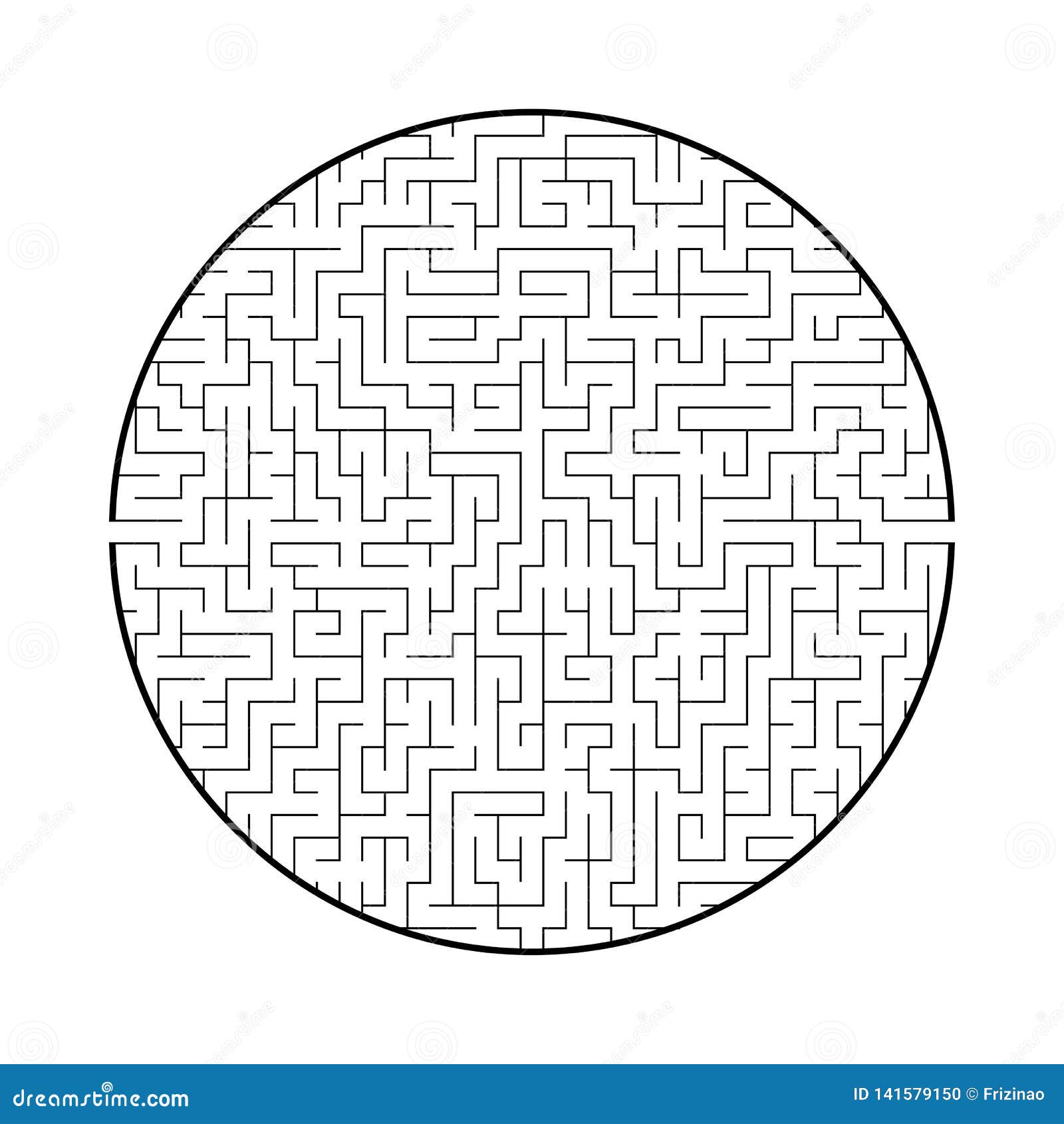 Grande Labirinto Rotondo Difficile Gioco Per I Bambini E Gli Adulti Puzzle Per I Bambini Enigma Del Labirinto Illustrazione Piana Illustrazione Vettoriale Illustrazione Di Illustrazione Labirinto