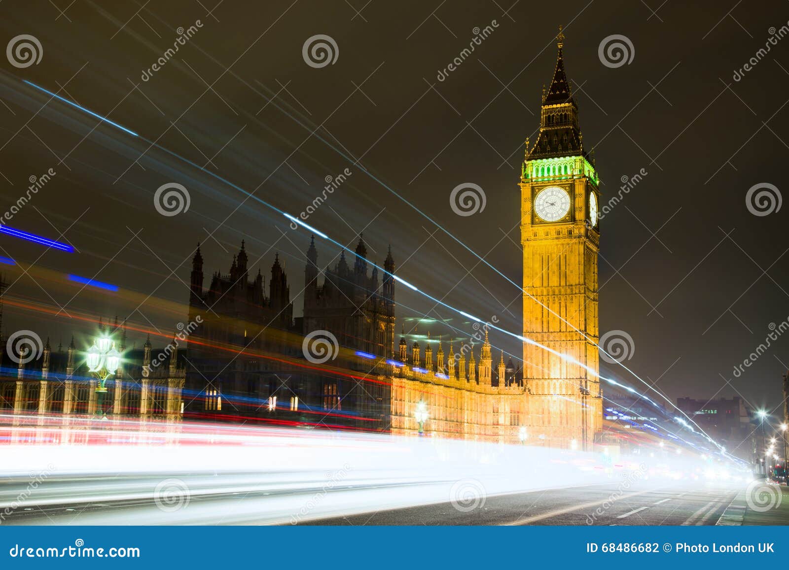 Grande Londres Nuit De Ben Photo Stock Image Du Londres