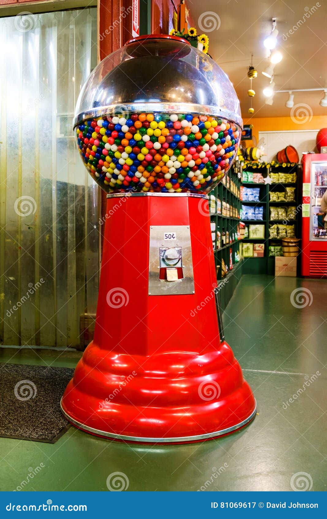 Distributore Di Gomme Da Masticare Rosa Shocking: Distributore Di Caramelle Retrò, Opzione Senza Monete - Italia - Foto 11