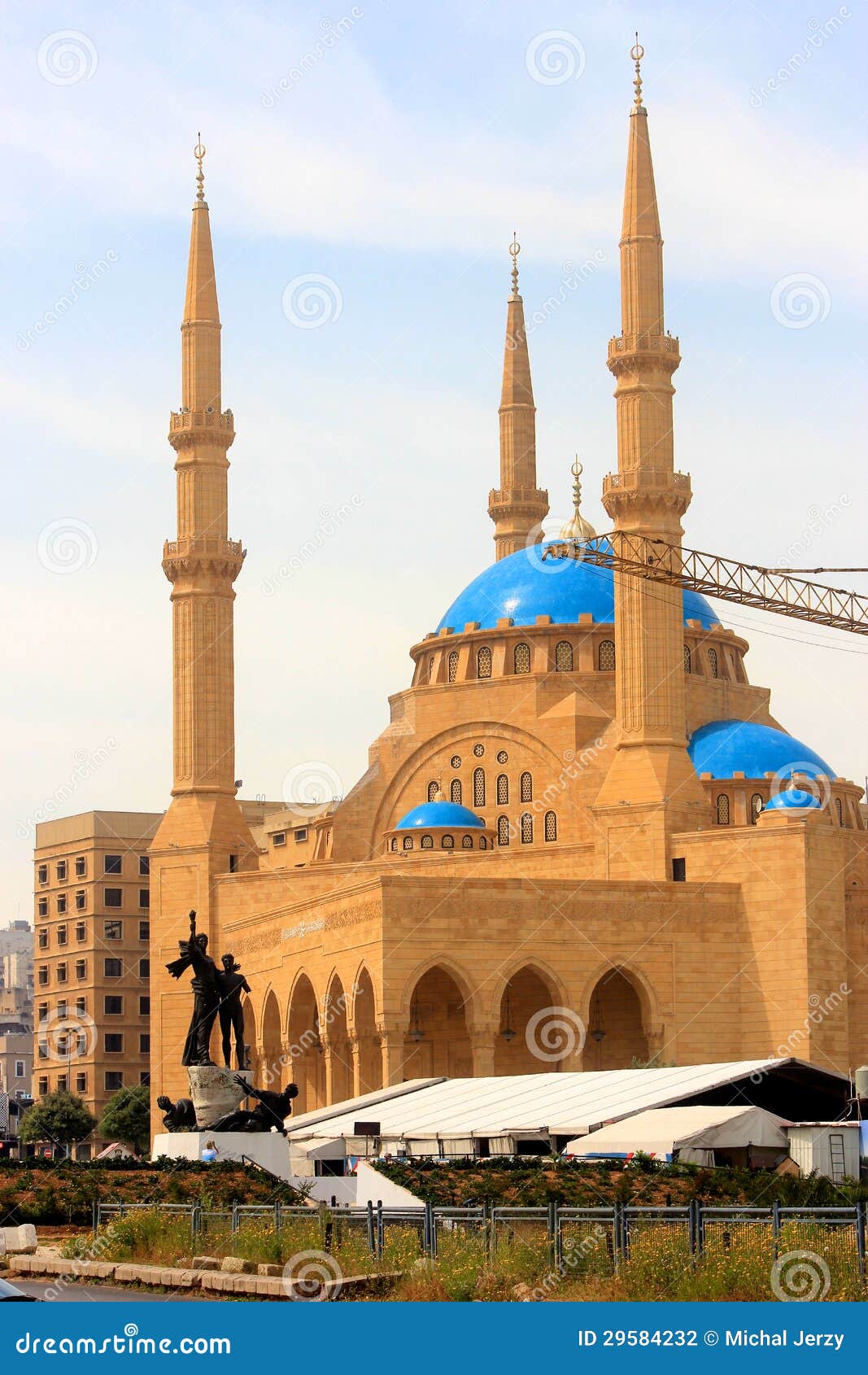 Grande Moschea a Beirut, Libano Fotografia Editoriale Immagine di