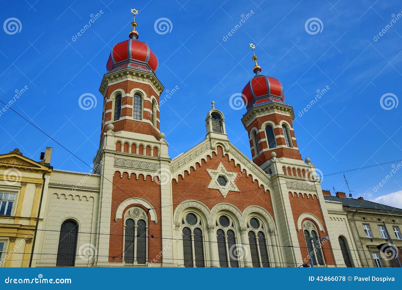 Sinagoga em Pilsen imagem de stock editorial. Imagem de central