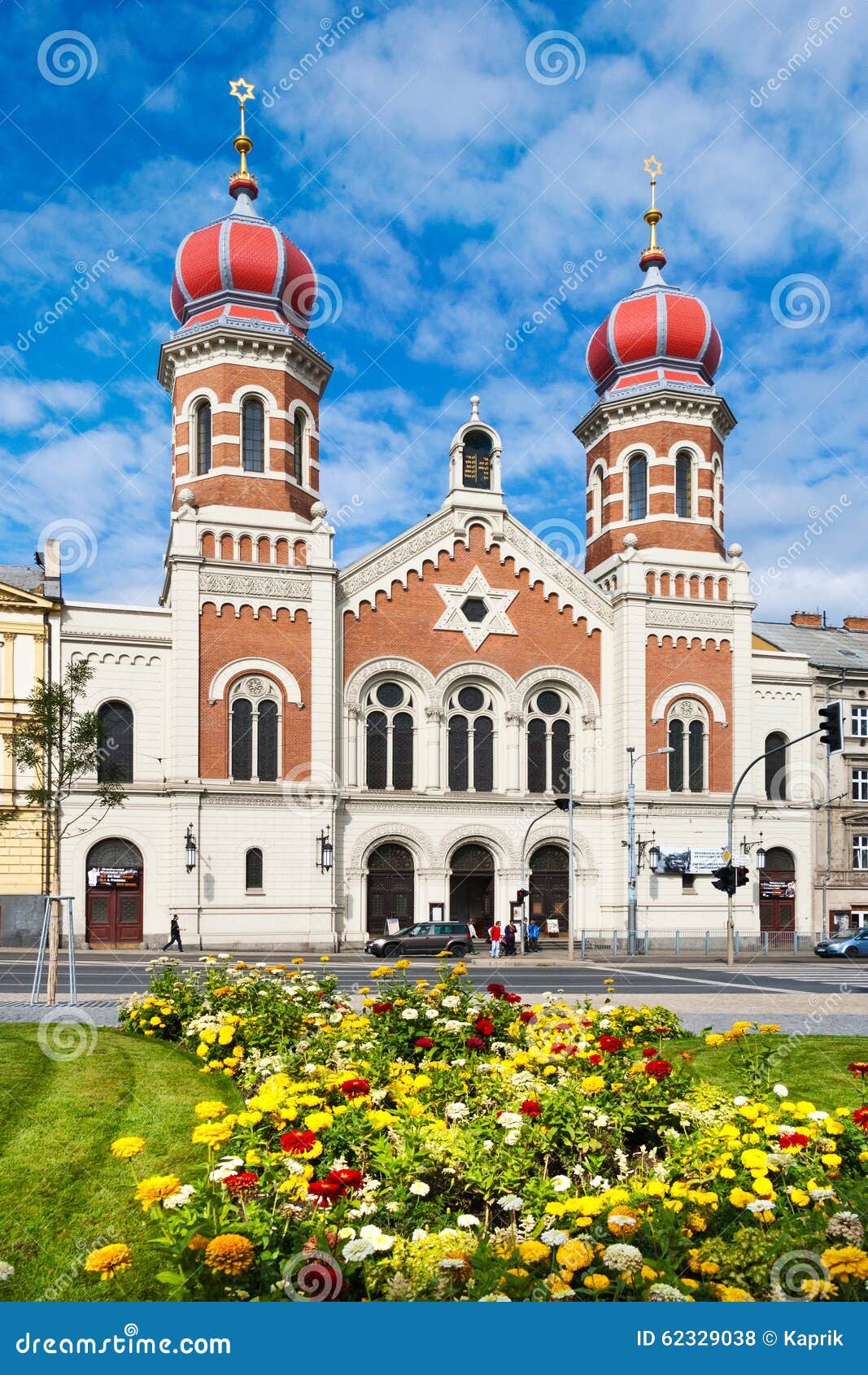 Sinagoga em Pilsen imagem de stock editorial. Imagem de central