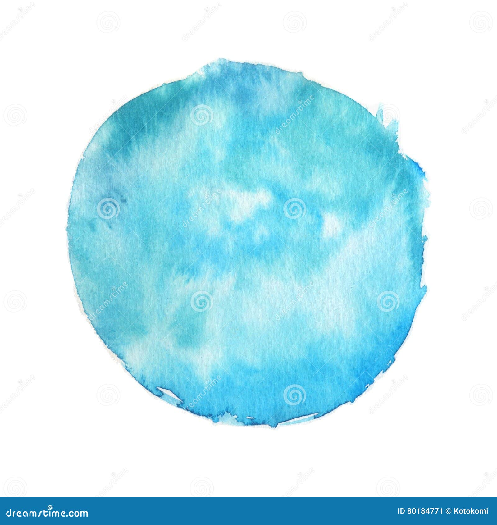 fond texturé de peinture aquarelle en tâches de couleur bleu vert