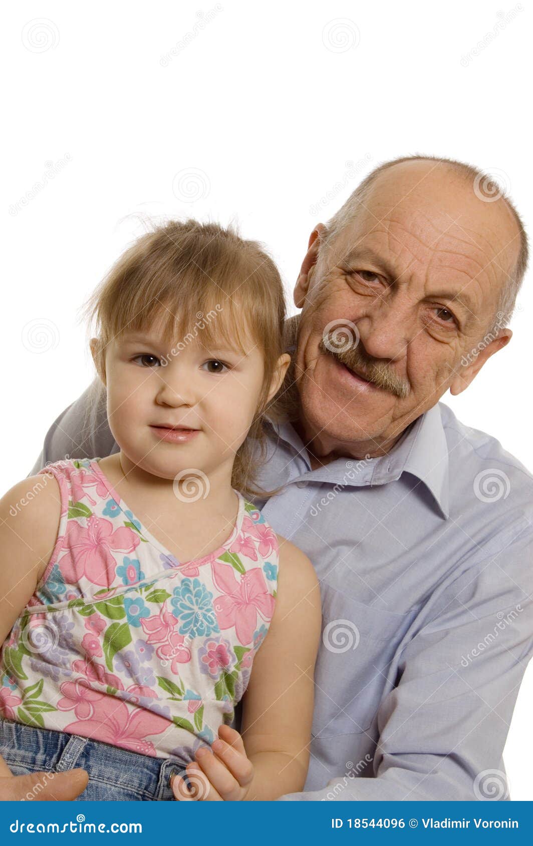 grandfather and granddaughter