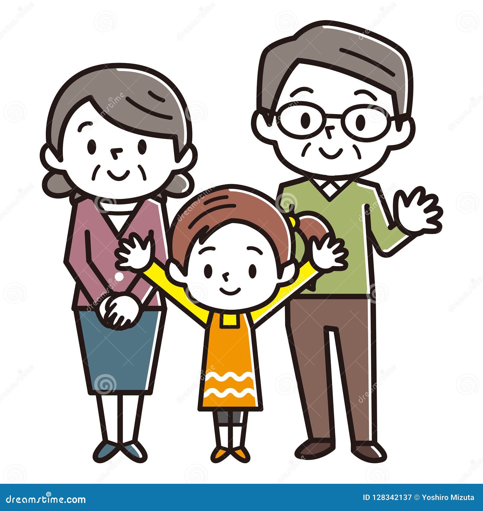 Grandfather and Grandmother Old Couple clipart. Free download - Clip Art  Library