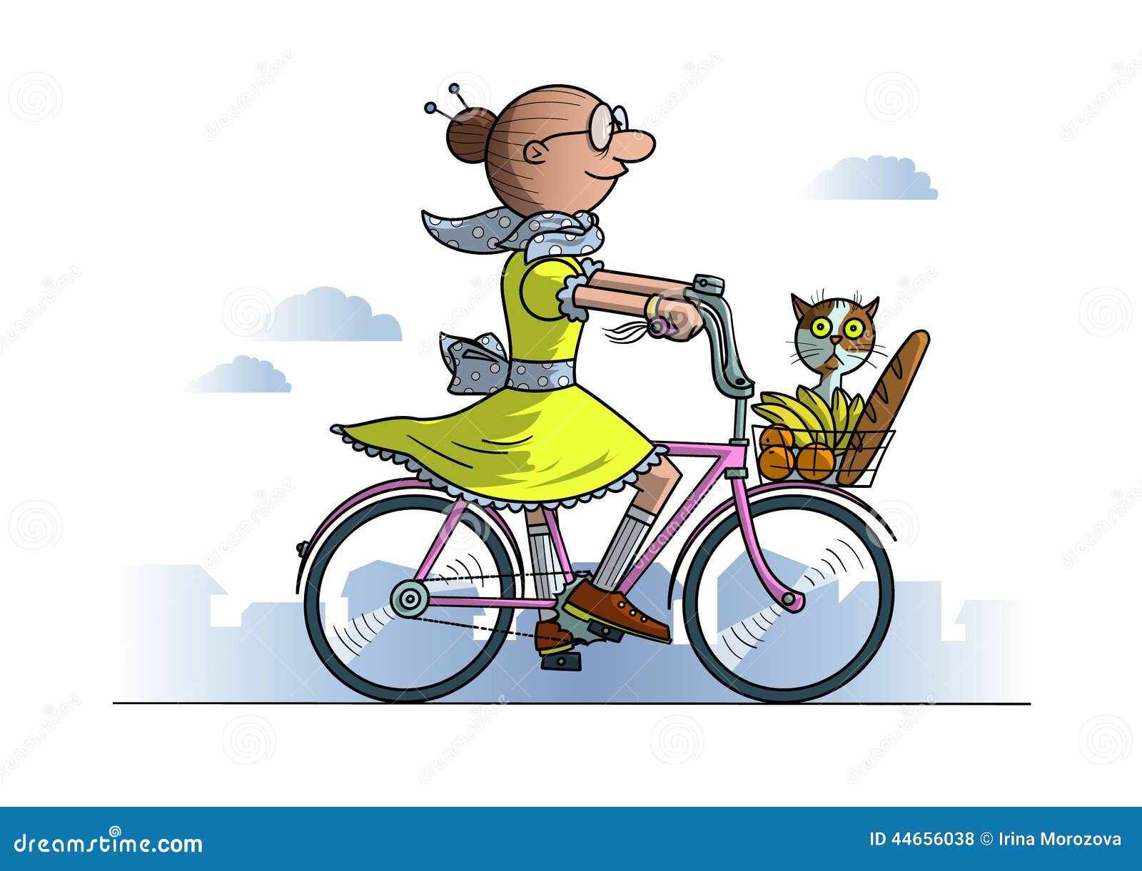 Bike Lady Stock Illustrations – 58 Bike Glasses Lady Stock Illustrations, Vectors Clipart - Dreamstime