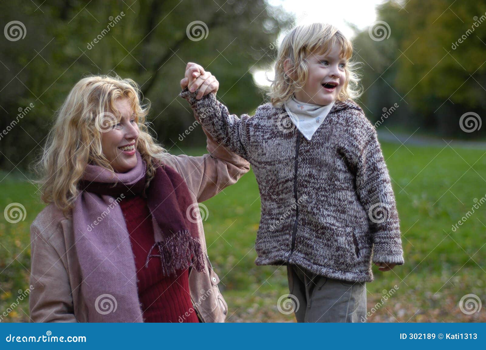 grandma and grandchild