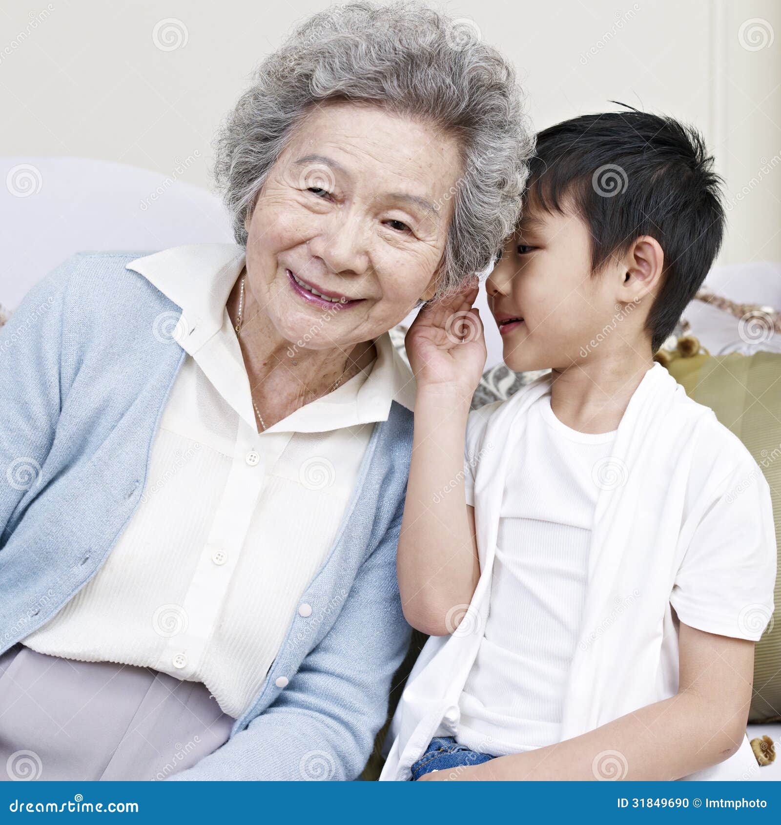 Japanese granny and son Japanese granny and son