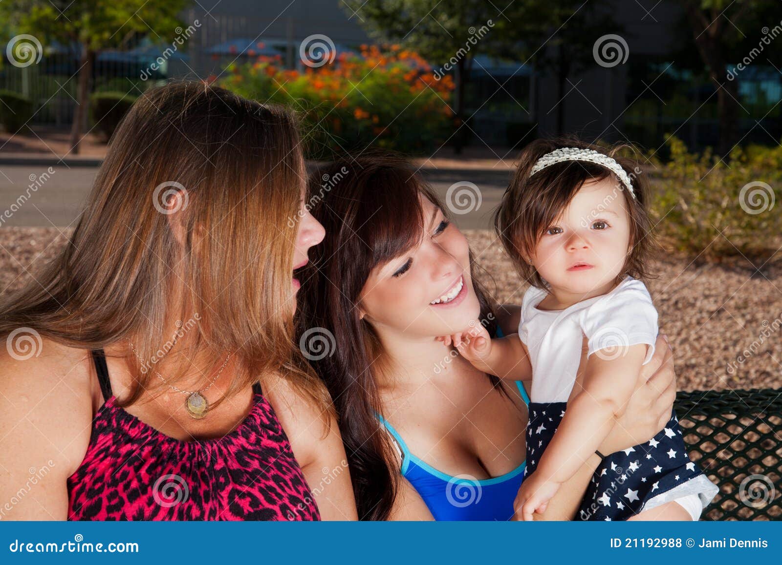 Grandma Mom And Baby Stock Photo Image Of Infant Daughter 21192988