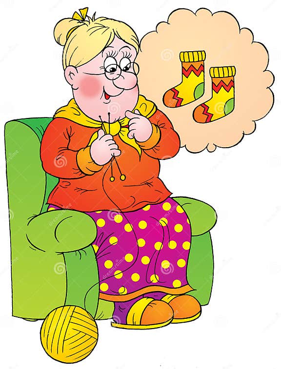 Grandmother stock illustration. Illustration of grandmother - 3034465