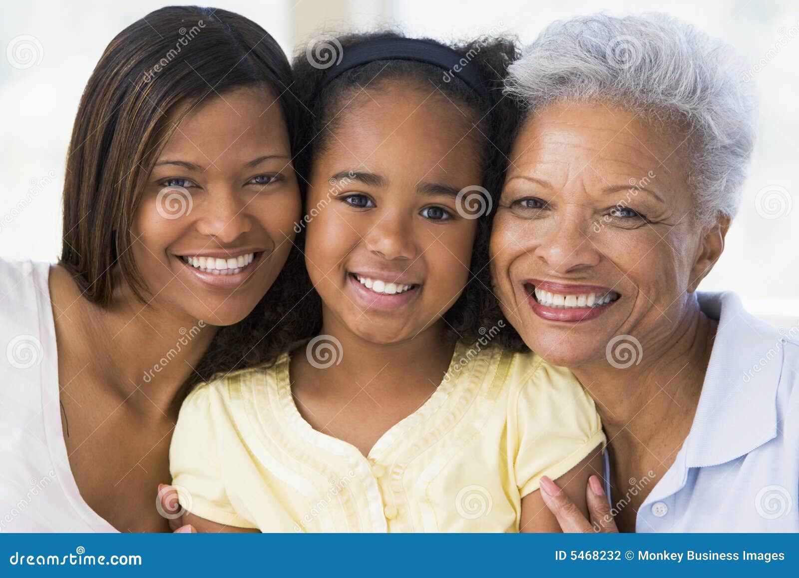 grandmother with adult daughter and grandchild