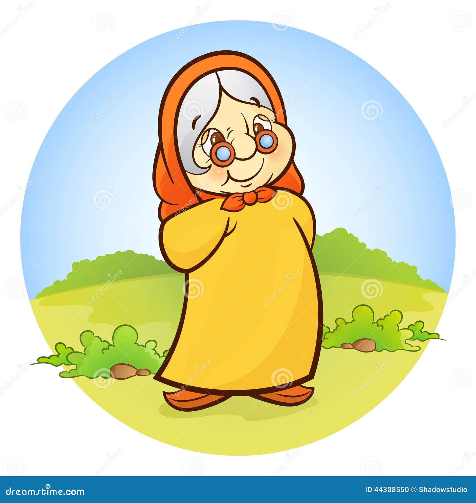 Grandmother stock vector. Illustration of kind, elderly - 44308550