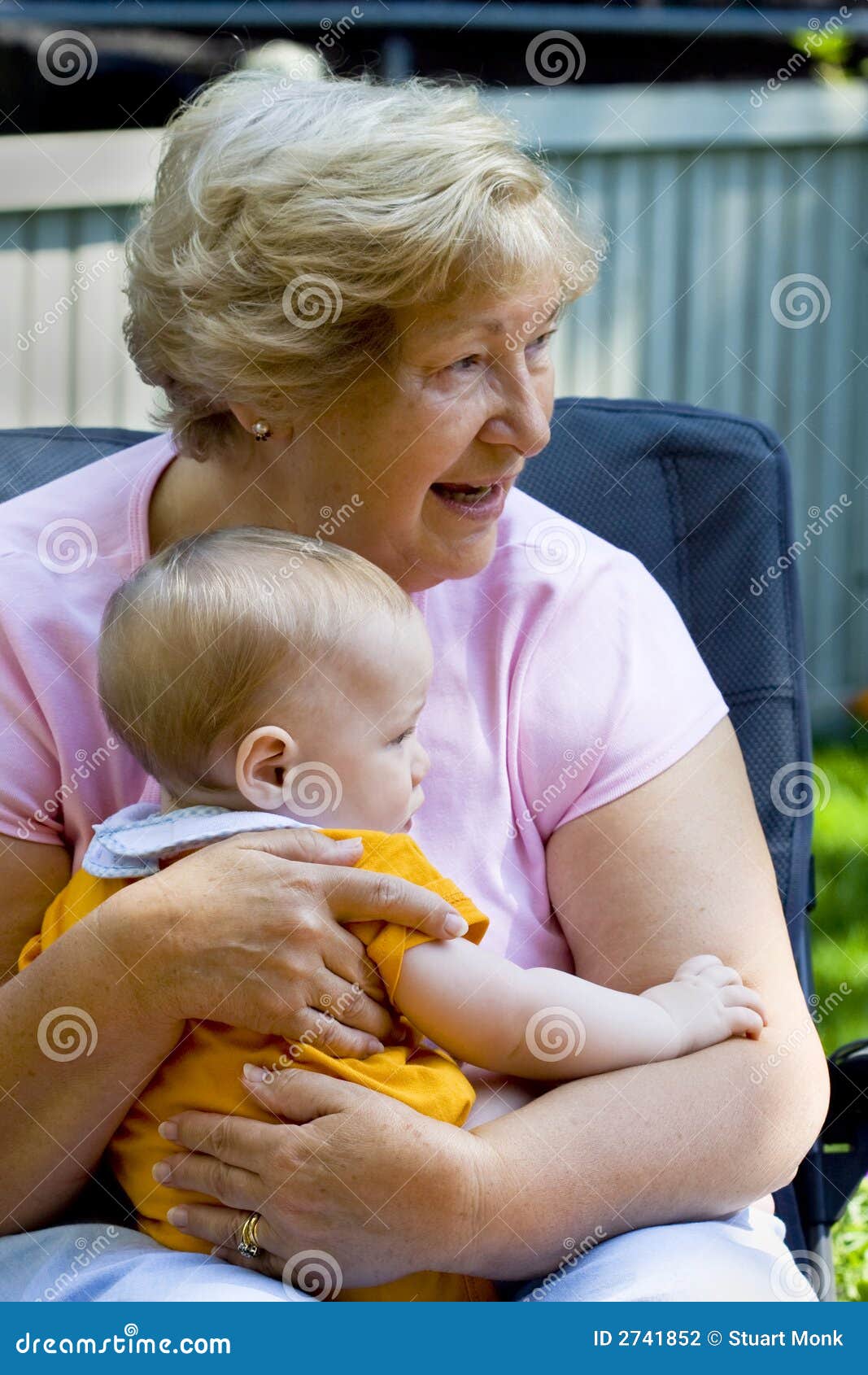Grandmother with Grandson stock photo. Image of child 2741852