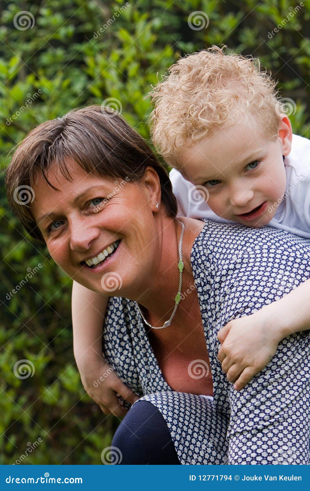 Grandmother With Her Grandson Stock Photo Image 12771794
