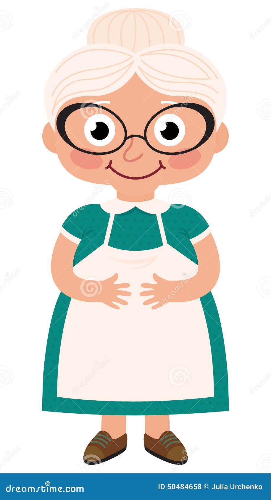 Grandmother housewife stock vector. Illustration of Grandmother housewife stock vector. Illustration of