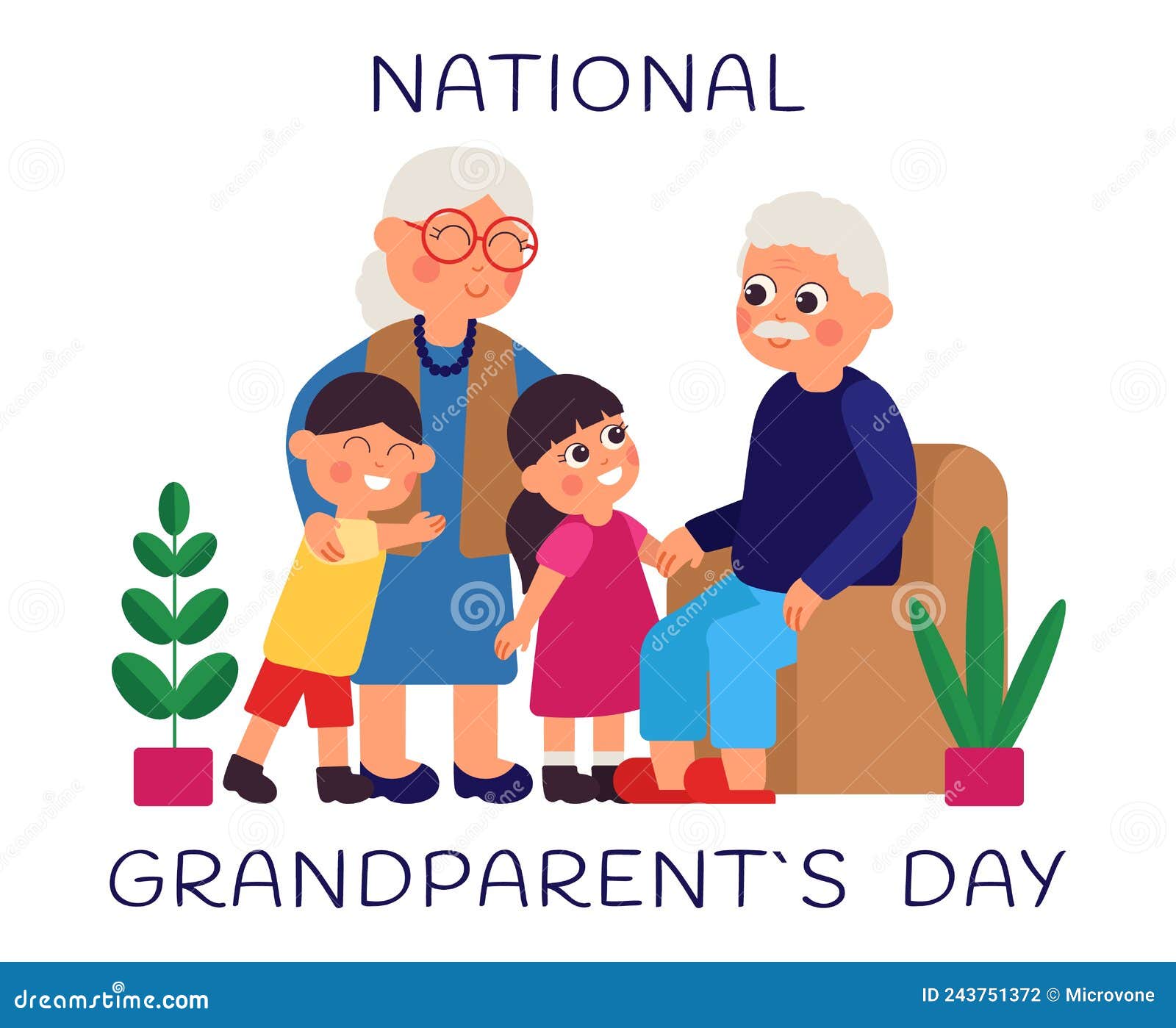 Grandparents Day. National Grandparent Festive, Grandchildren