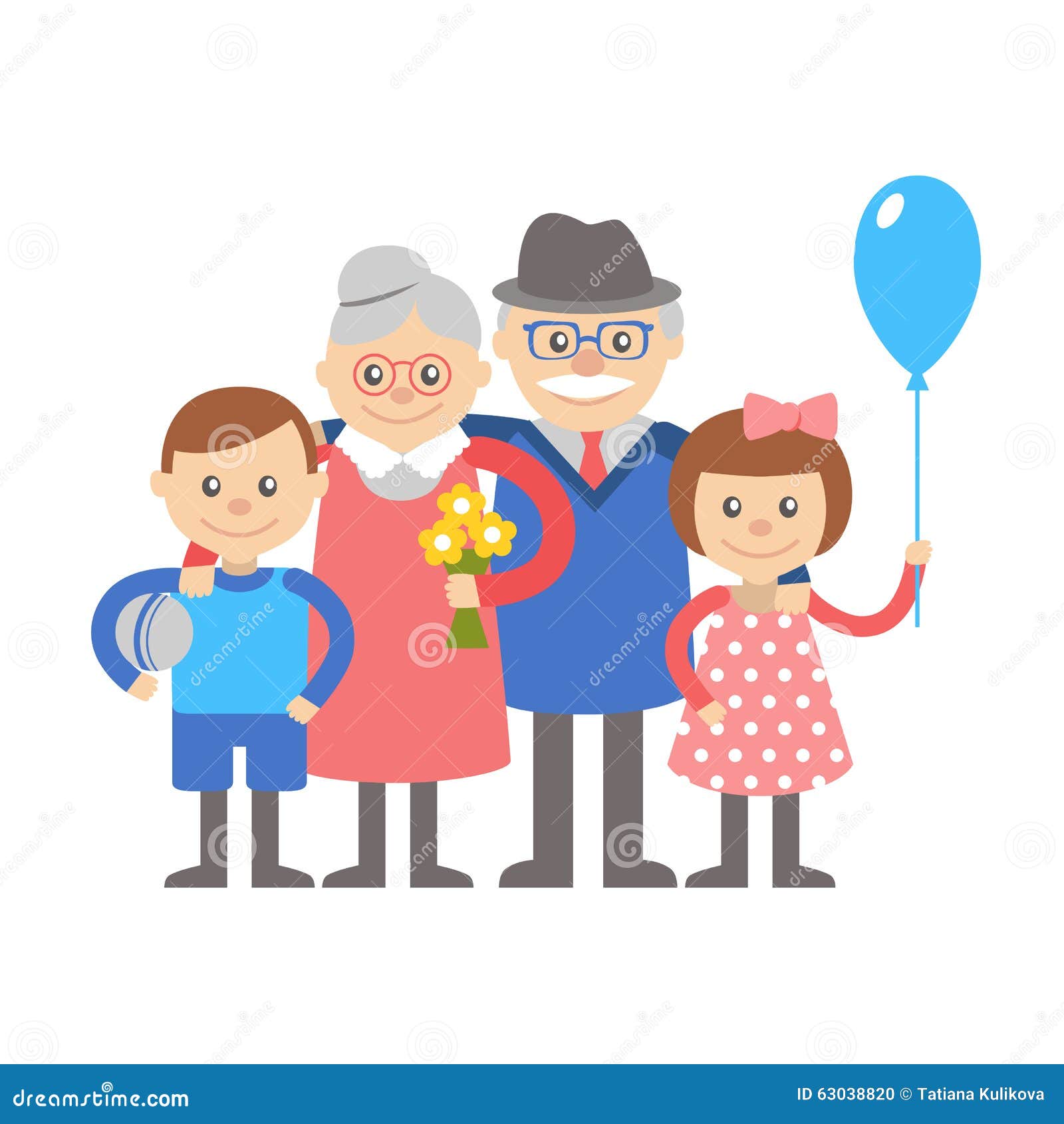 clipart grandparents with grandchildren - photo #50