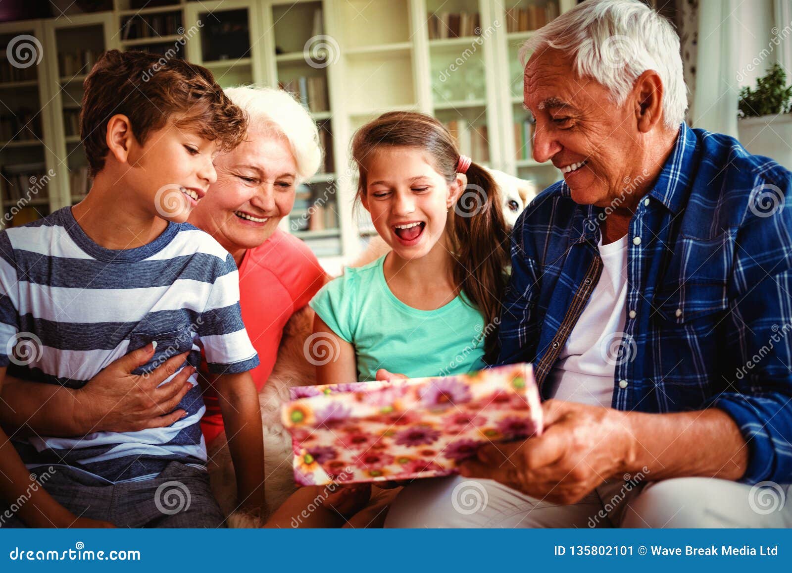 grandparents surprise visit