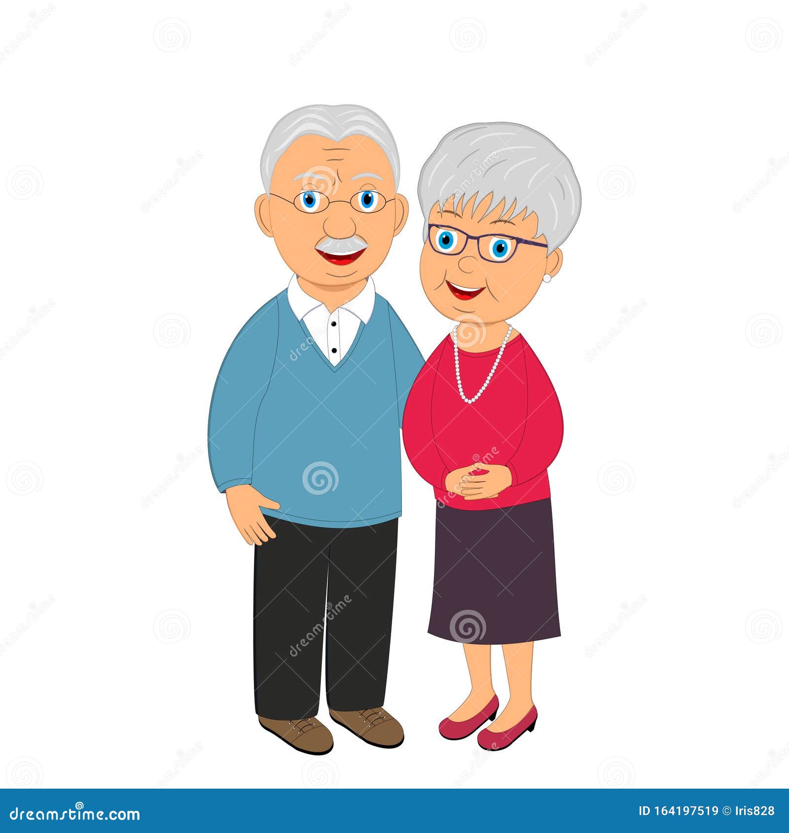 Grandfather and Grandmother Stock Vector - Illustration of adult, happy: 164197519 Grandfather and Grandmother Stock Vector - Illustration of adult, happy: 164197519