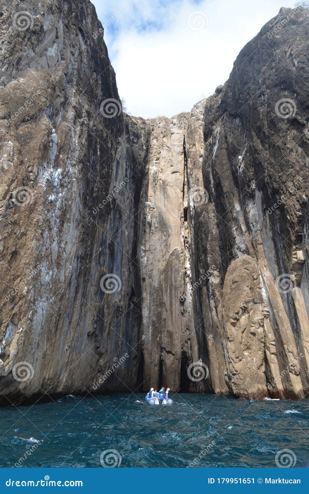Granite Cliffs of Witch Hill on Isla San Cristobal, Galapagos Islands