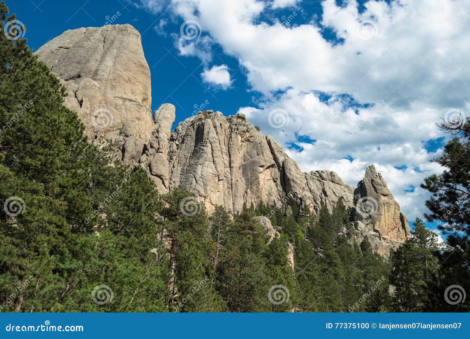 Granite hills stock photo. Image of ponderosa, hills 77375100