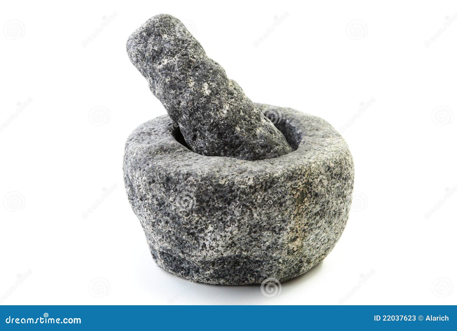 Granite mortar and pestle stock image. Image of compound 22037623