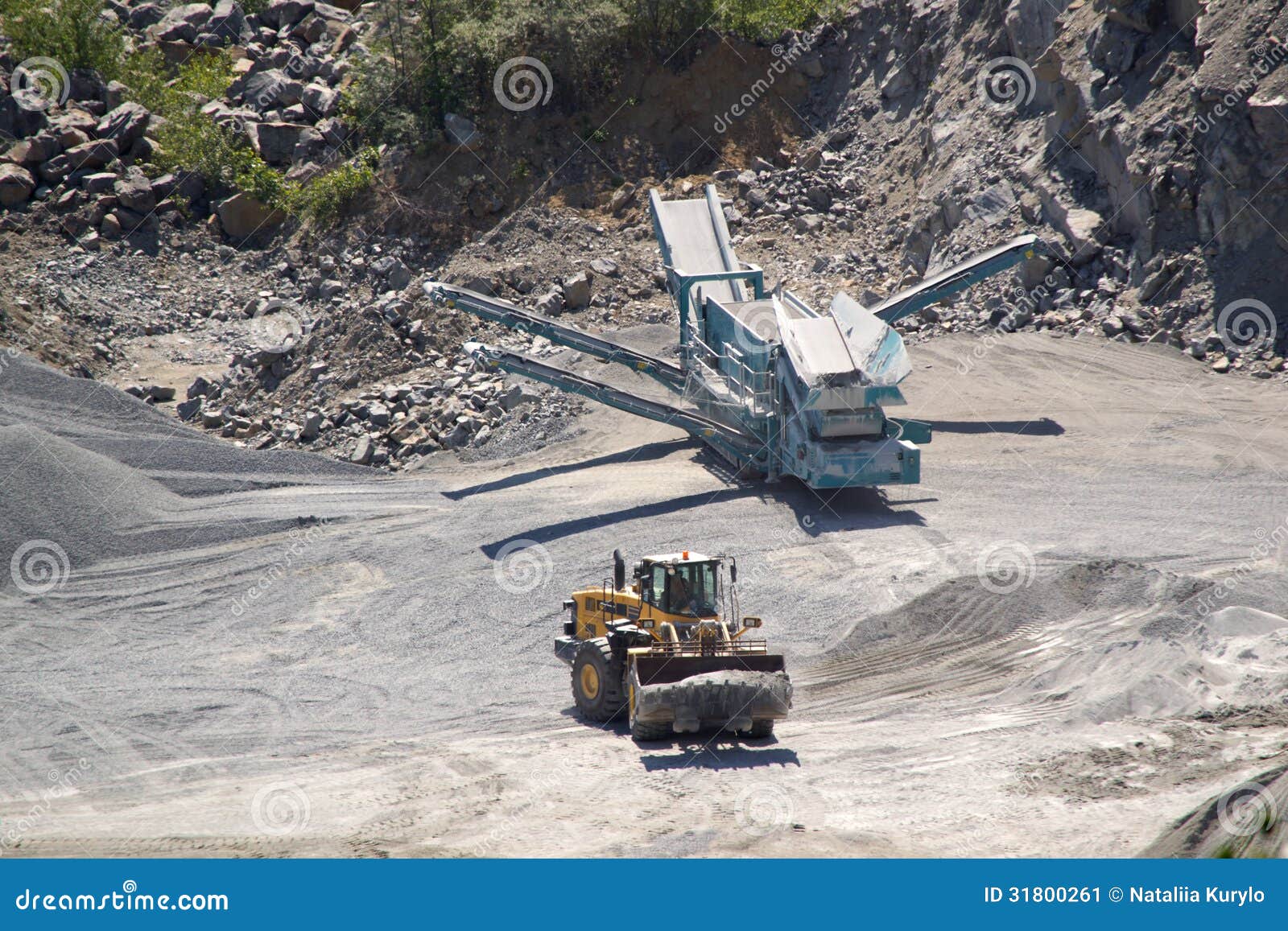 Granite quarry stock image. Image of cobblestone, geologic 31800261