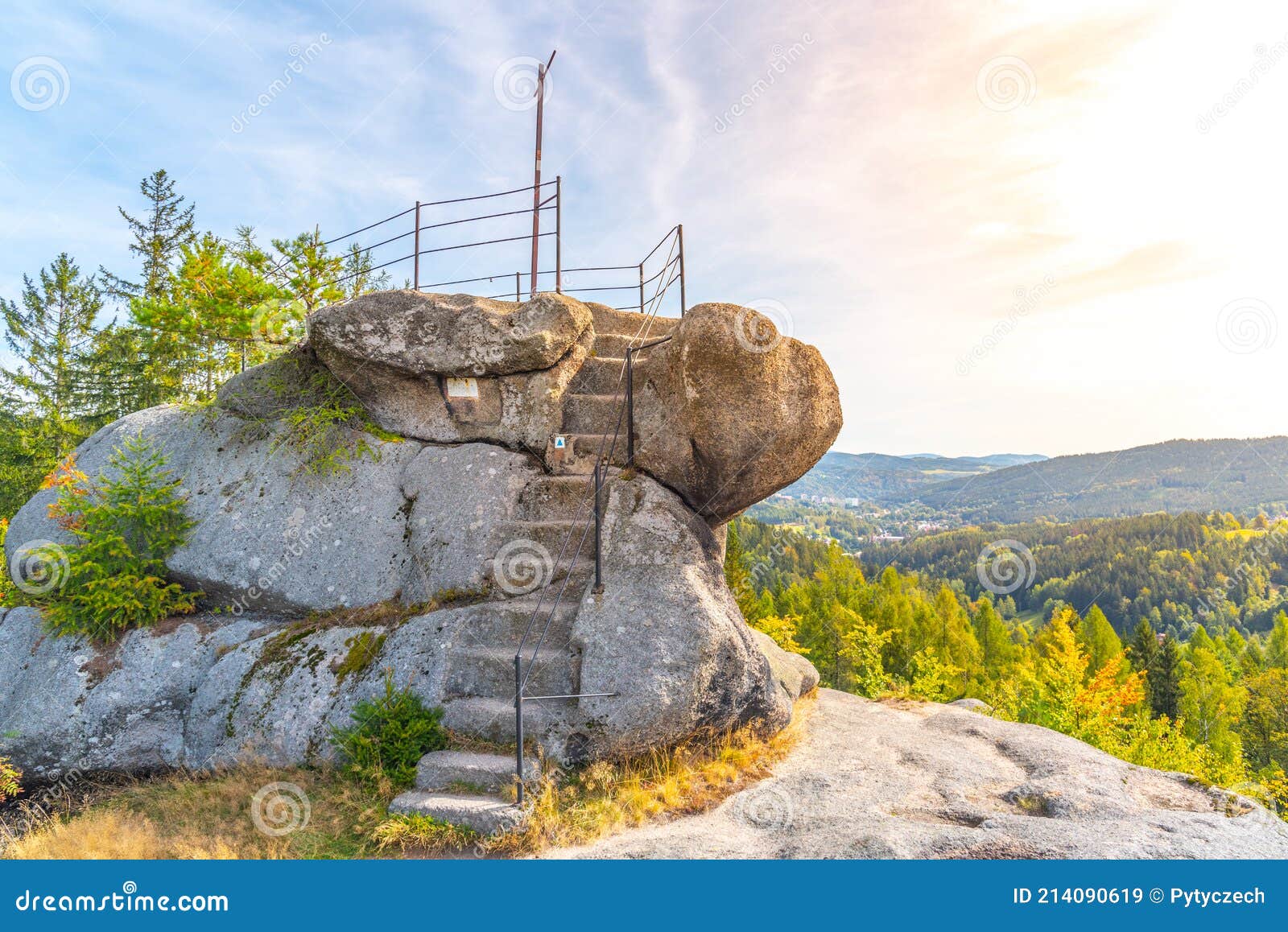 granite rock lookout point in smrzovka