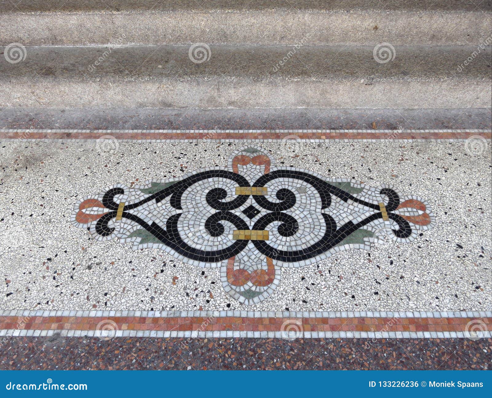 granito decoration on the floor of a building in amsterdam