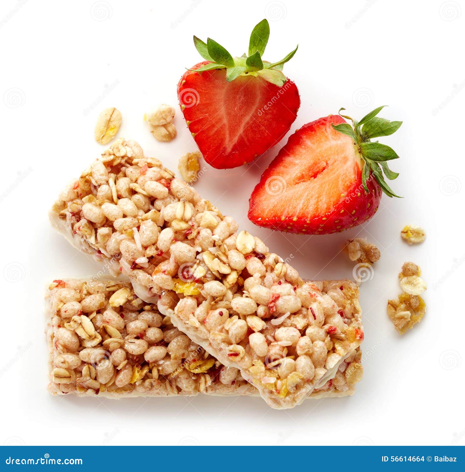Granola bar stock photo. Image of protein, fresh, rice 56614664