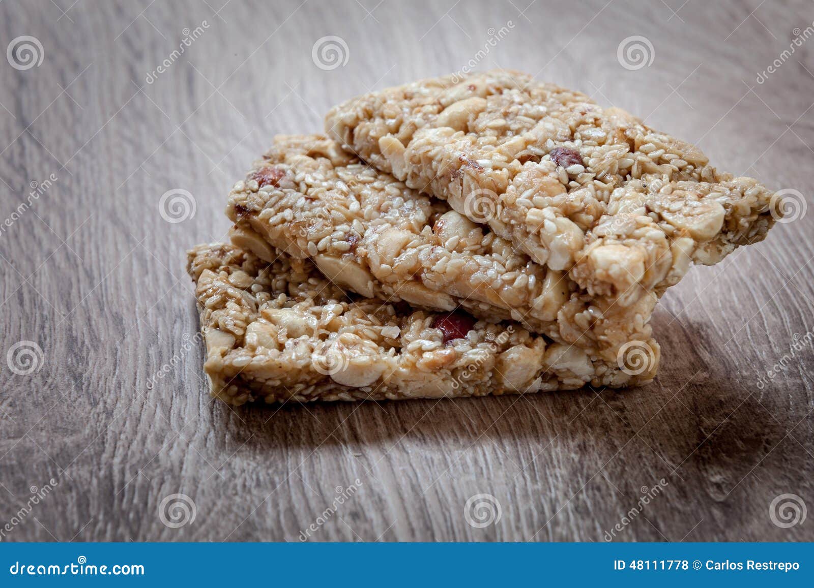 Granola Bars stock photo. Image of tasty, cereal, background 48111778
