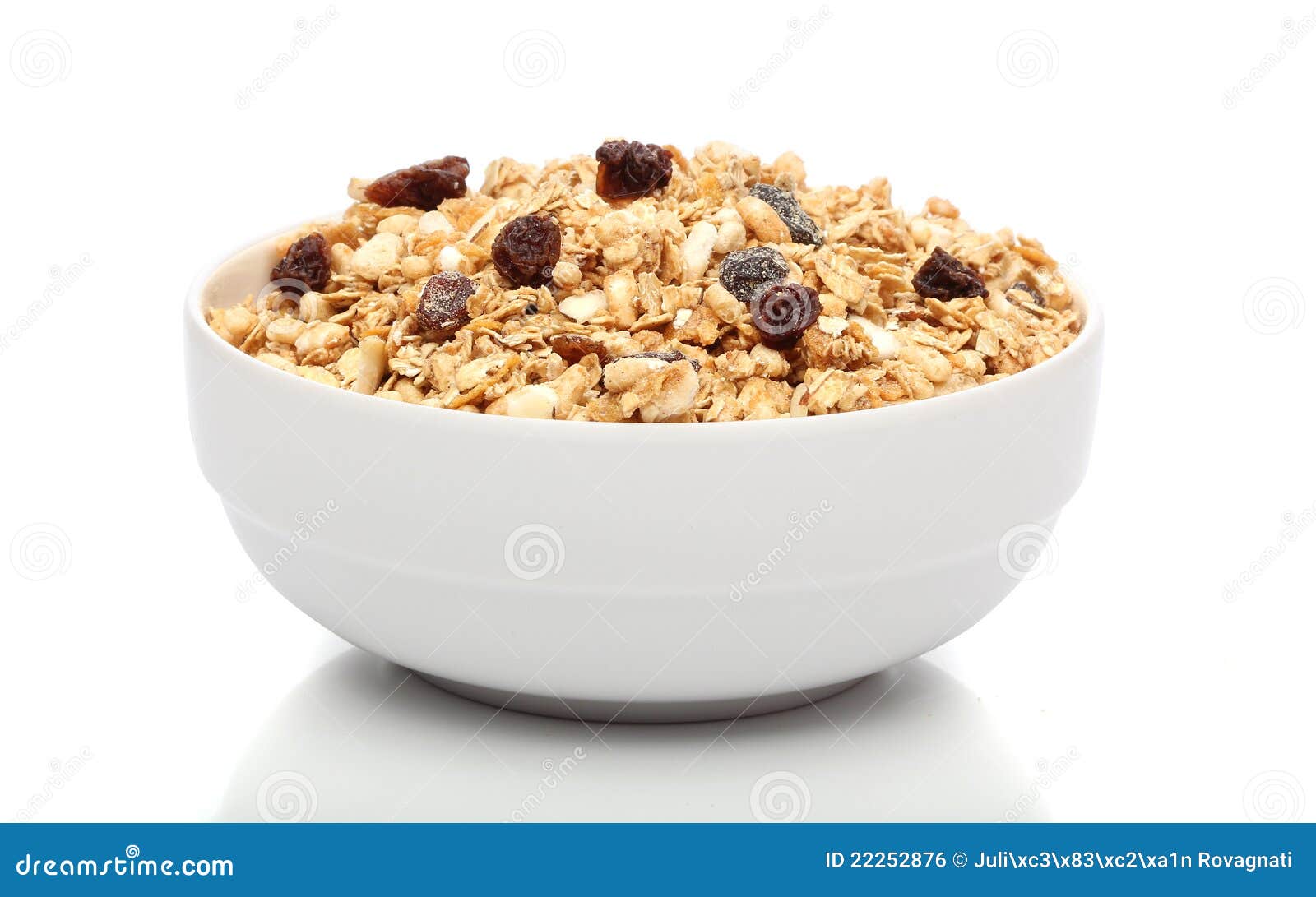 Granola Breakfast on a Bowl Stock Photo Image of healthy, cornflakes