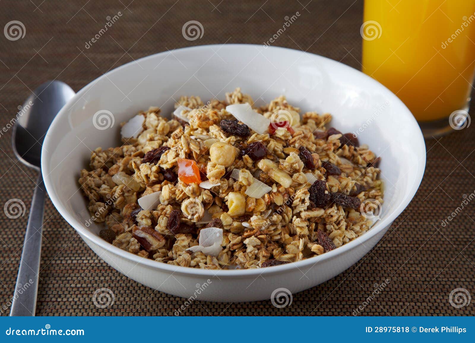 Granola Breakfast Bowl stock photo. Image of granola 28975818