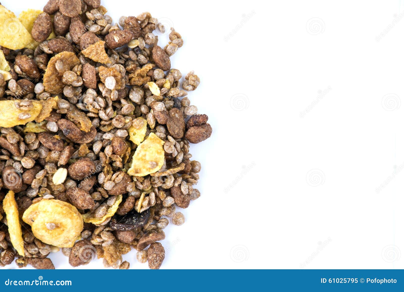 Granola Muesli Del Chocolate Imagen de archivo Imagen de salud