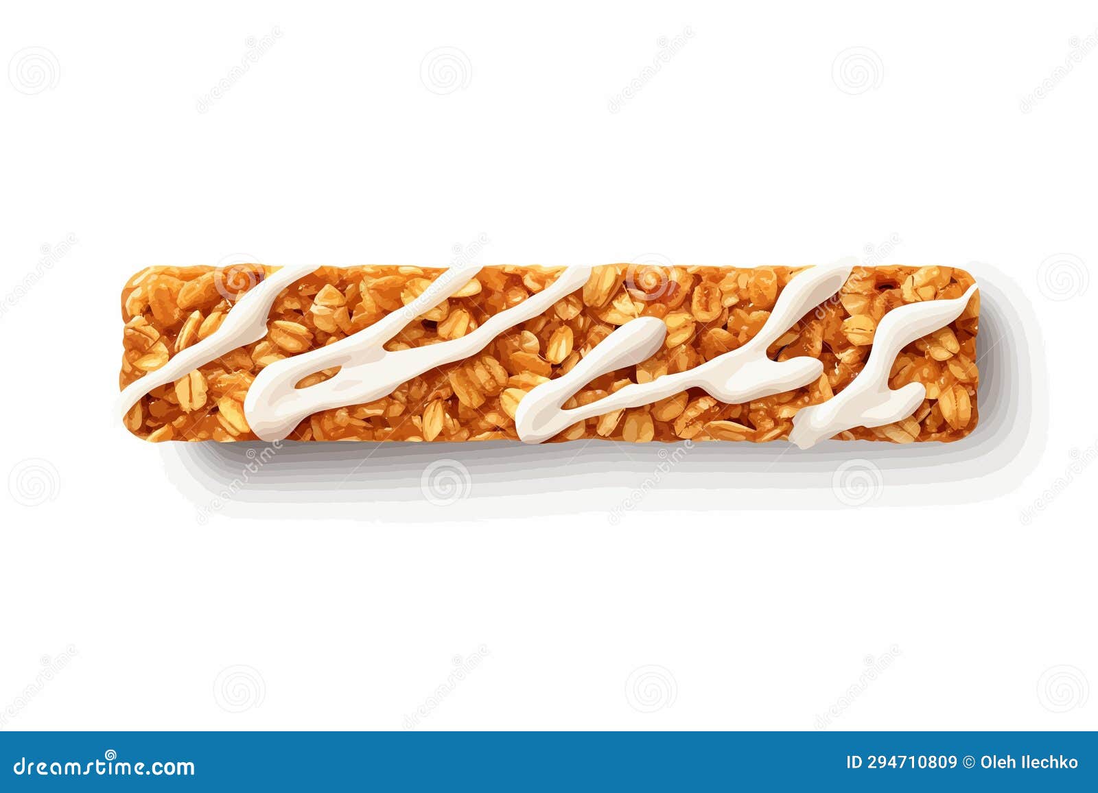 Granola Protein Bar Vector Flat Minimalistic Isolated Vector Style