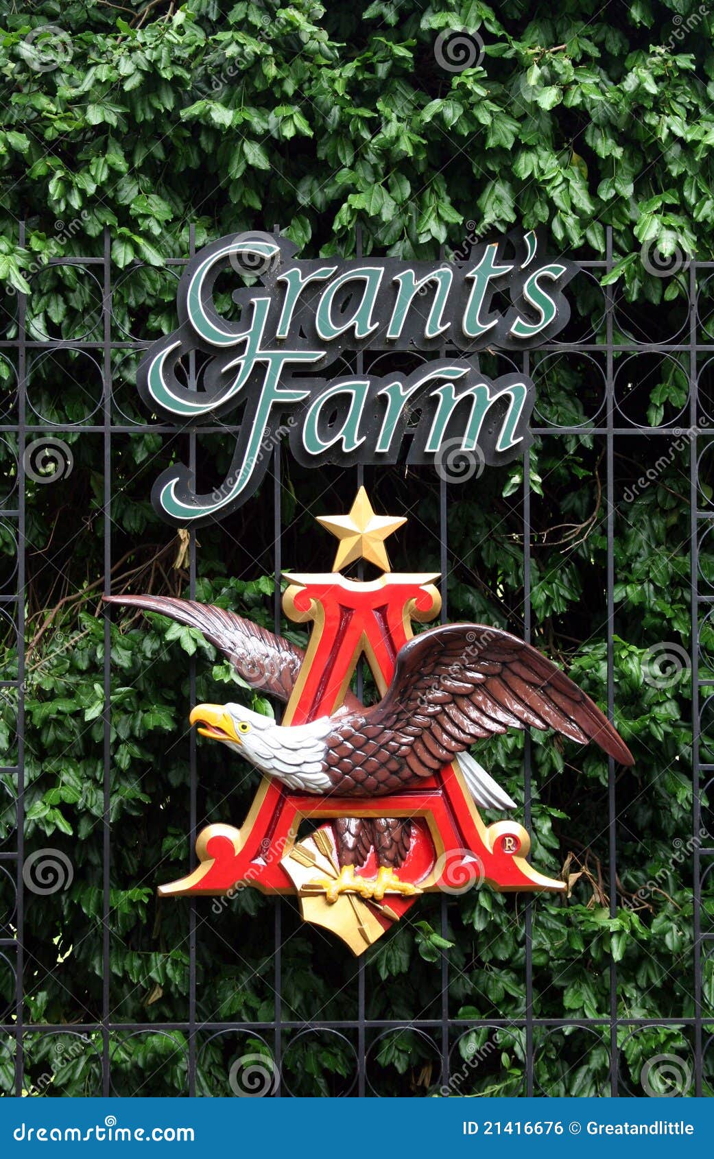 Grant&#39;s Farm Logo Editorial Photo - Image: 21416676