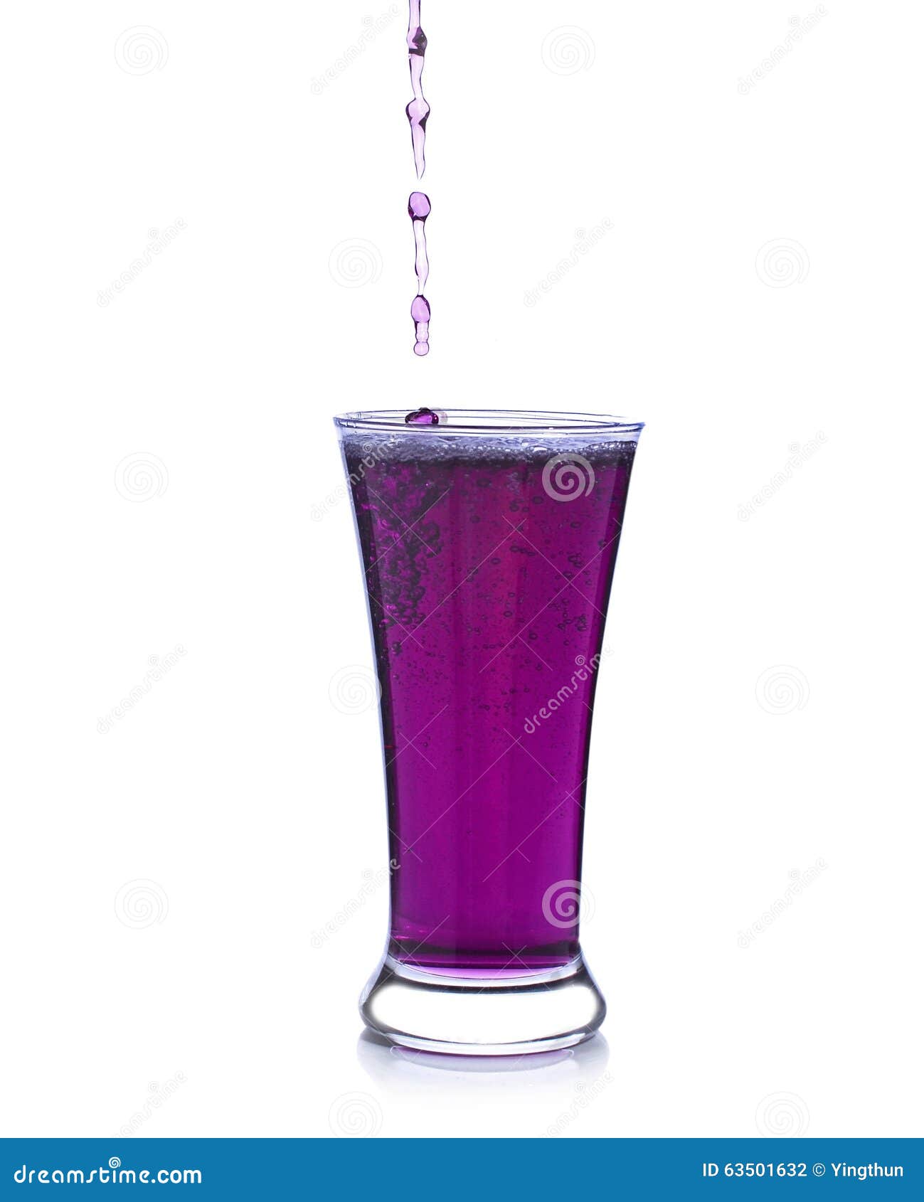 Grape Juice Glass Isolated White Background Stock Photo Image of