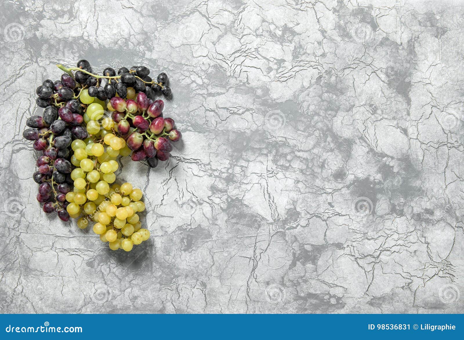Grape Vine Concrete Stone Texture Food Background Stock Image Image