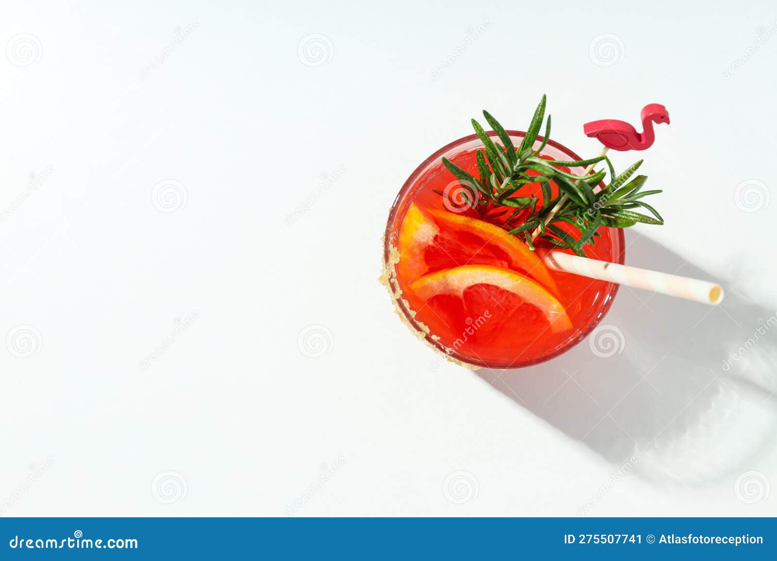 Grapefruit Cocktail, Alcohol or Non Alcoholic Drink for Party, Space