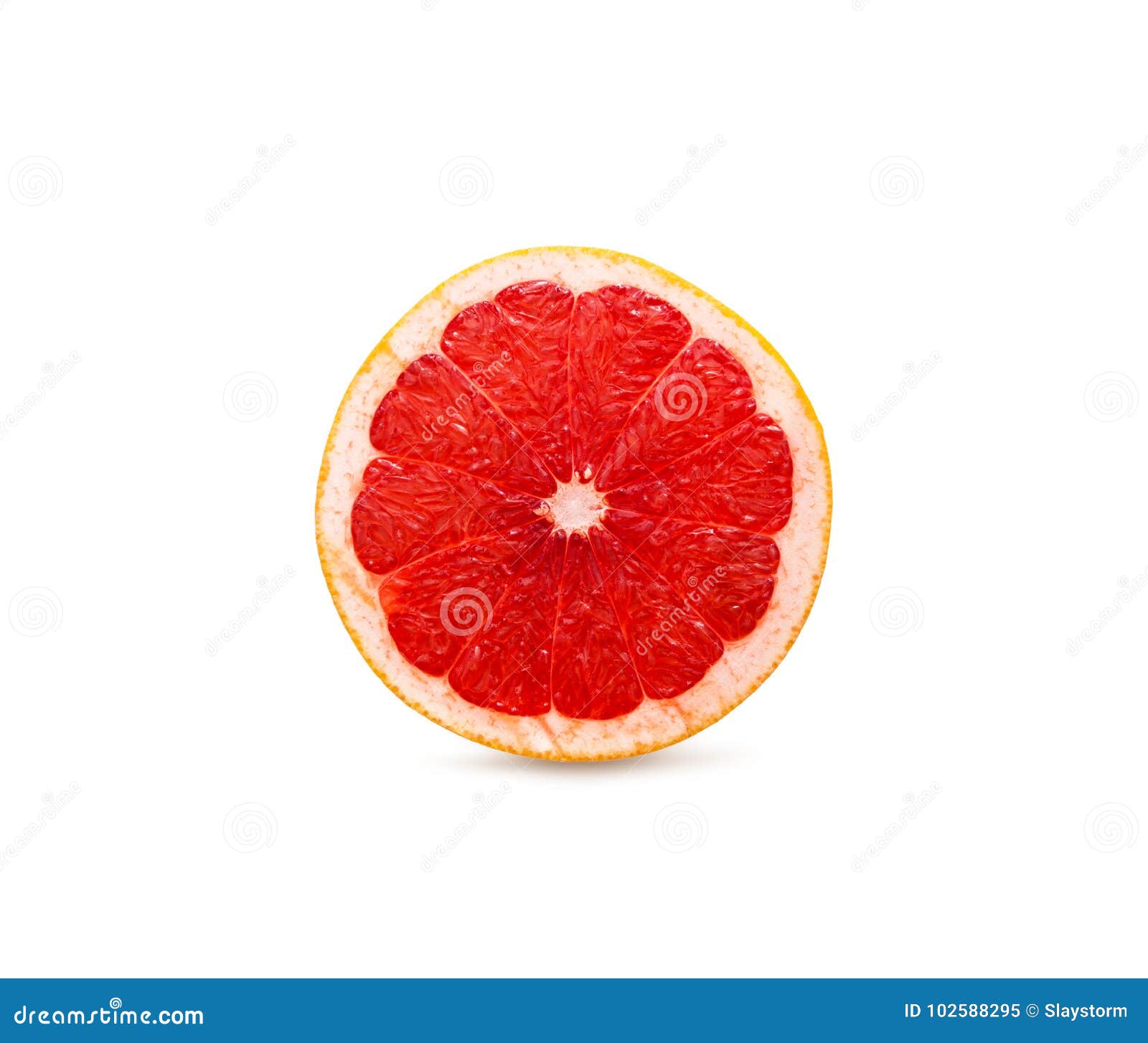 Grapefruit Fresh Fruit One Slice. Stock Image Image of sweet, citrus 102588295