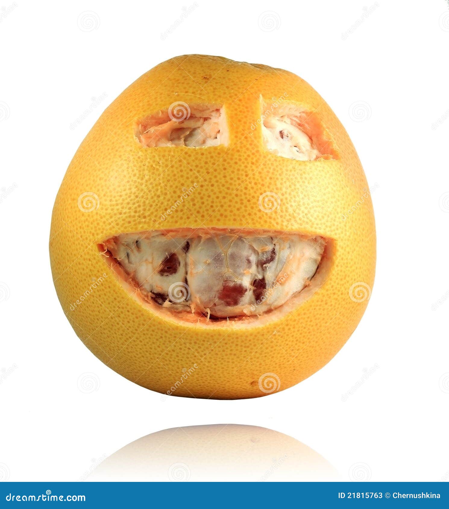 grapefruit face