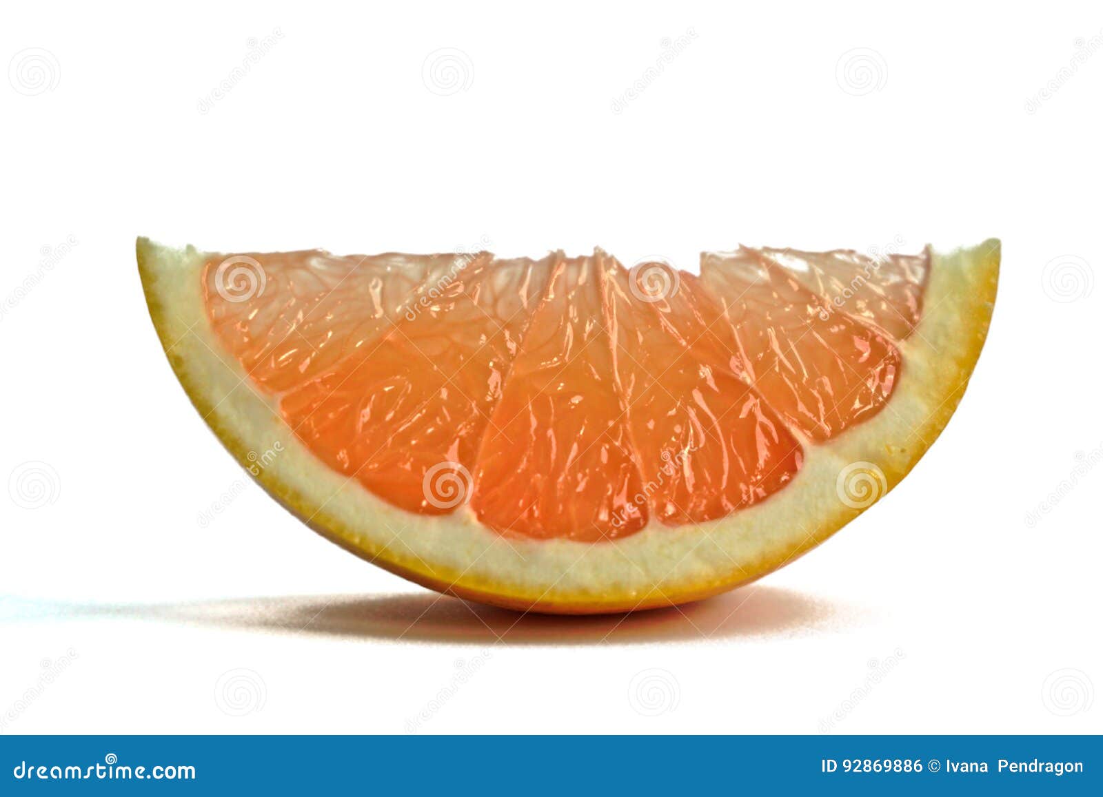 Grapefruit Wedges stock photo. Image of grapefruit, studio 92869886