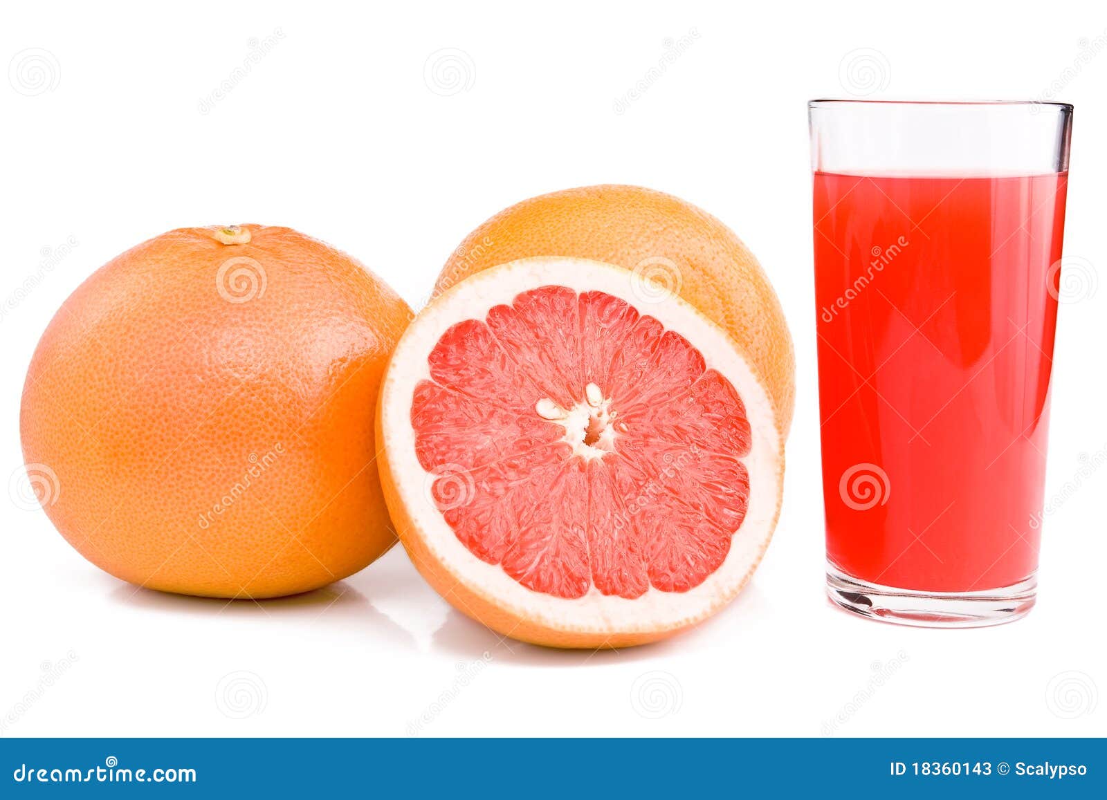 Grapefruits and Glass of Juice. Stock Image Image of juice, orange