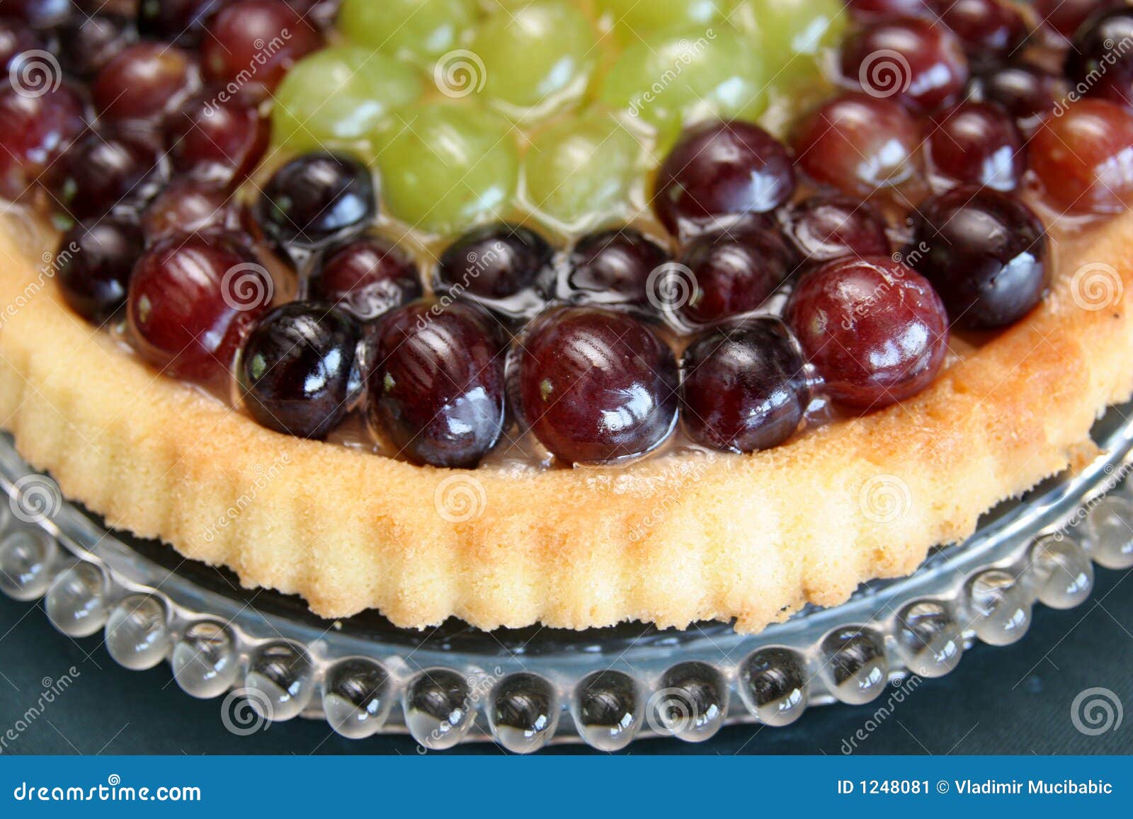 Grapes cake stock image. Image of meal, pudding, delicious 1248081