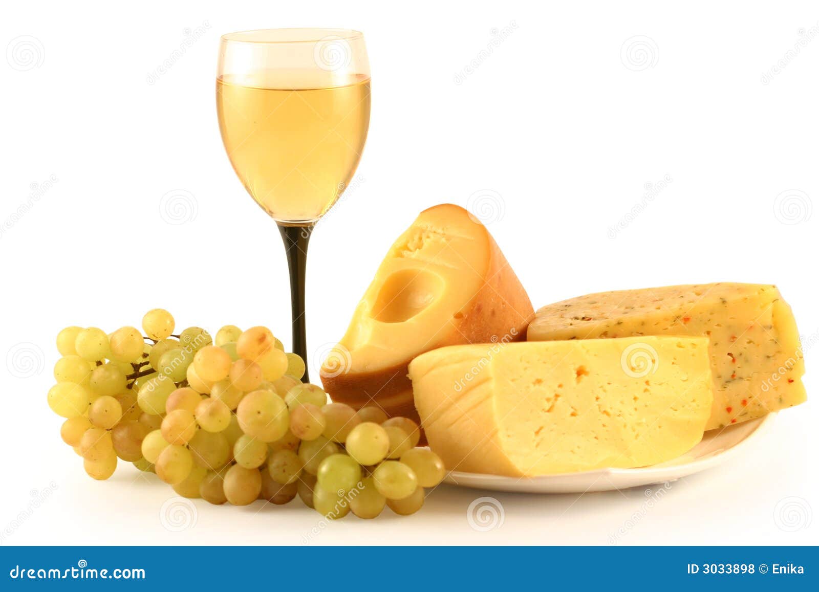 Grapes And Cheese On Sticks Stock Photo 42230112