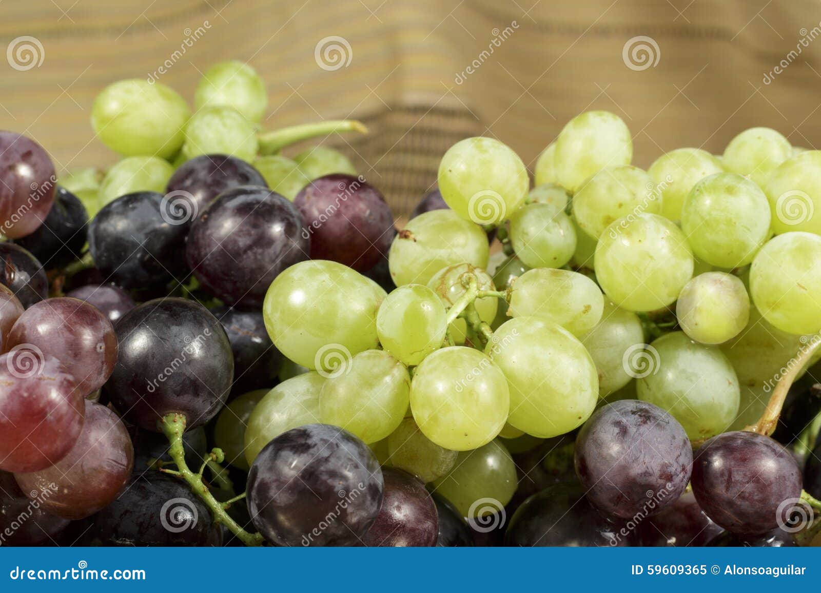 Grapes Of Different Types And Colors Stock Image Image Of