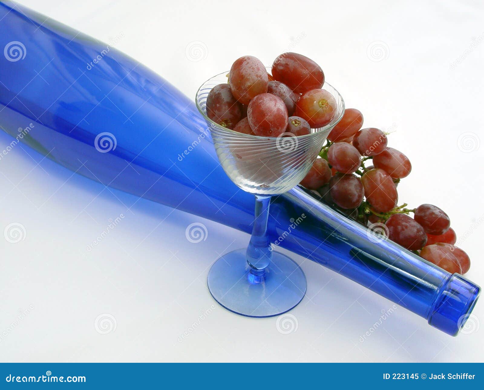 Grapes in glass stock image. Image of abstract, drunk, grapes 223145
